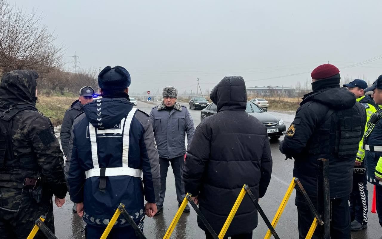 The head of the Road Traffic Safety Service of the Public Security Department of the MIA, Colonel Sherzod Ibragimov, conducted an inspection in Bustanlik district of Tashkent region