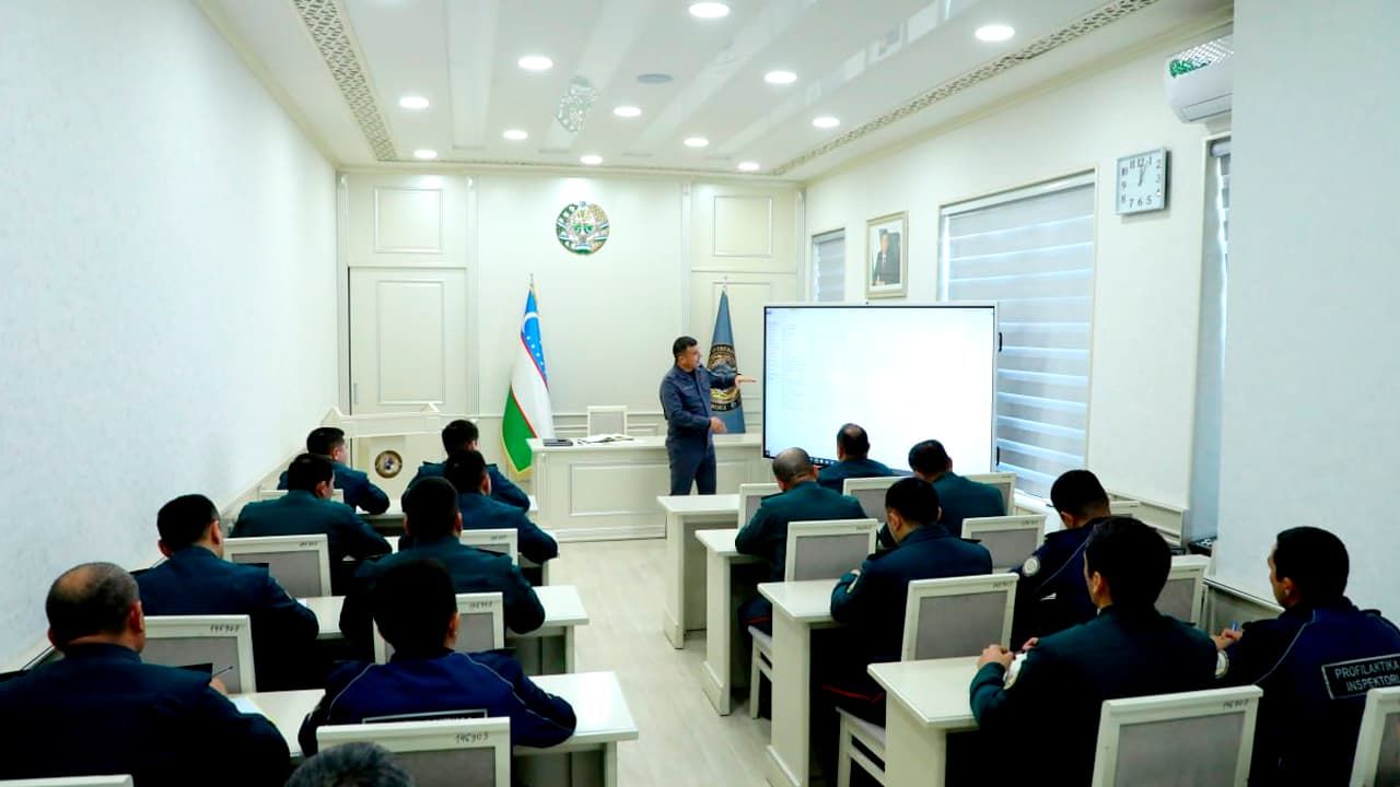 The DIA of Bukhara region organized a training session for prevention inspectors