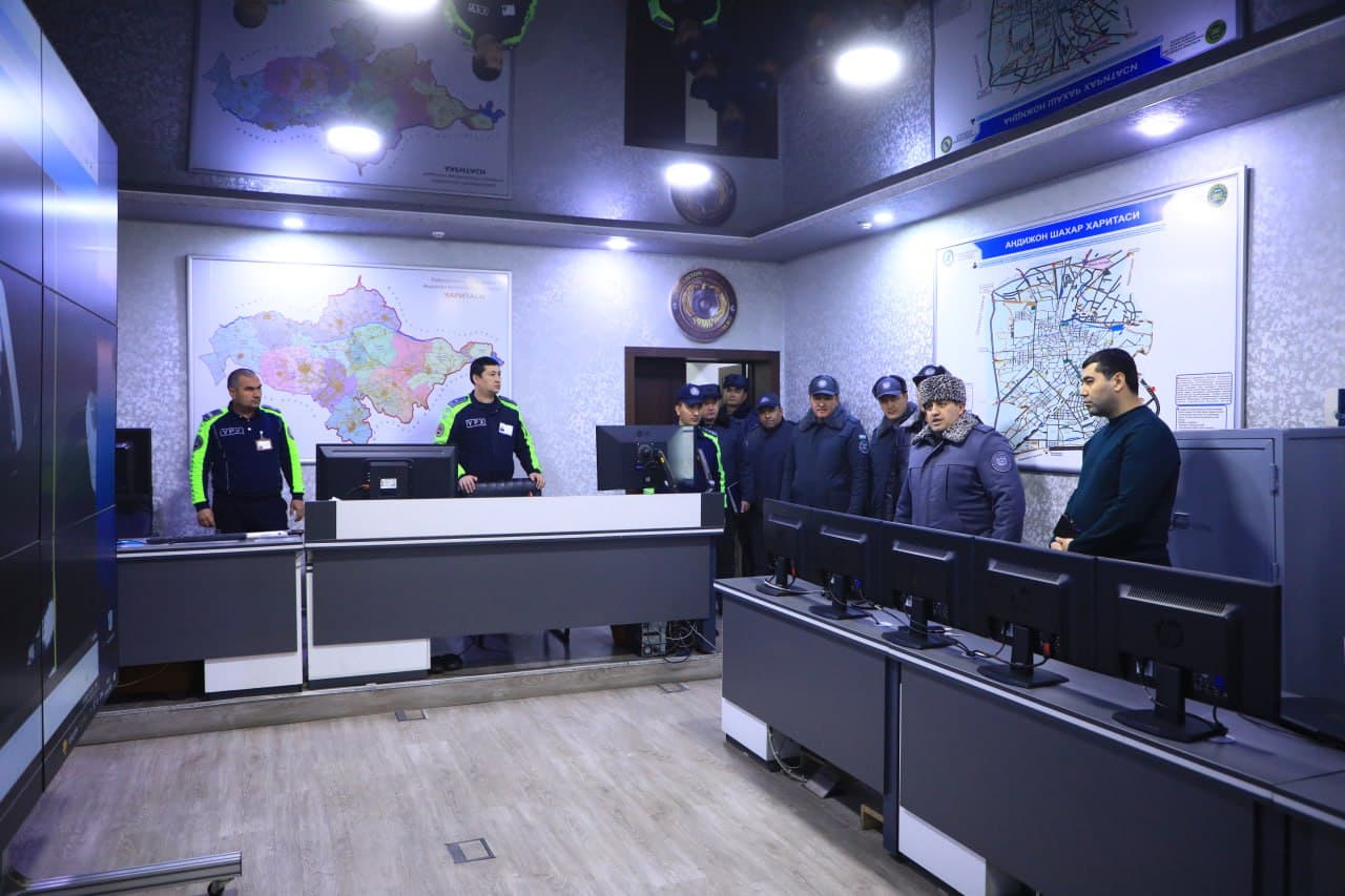 ИИВ Йўл ҳаракати хавфсизлиги хизмати раҳбари Андижонда ўрганиш ишларини олиб бормоқда