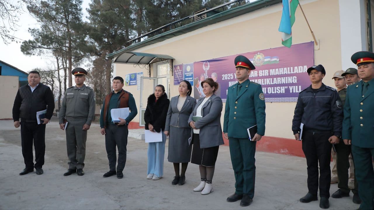 Respublika ishchi guruhining Surxondaryo viloyatida oʻrganishlari Termiz tumanida davom etdi