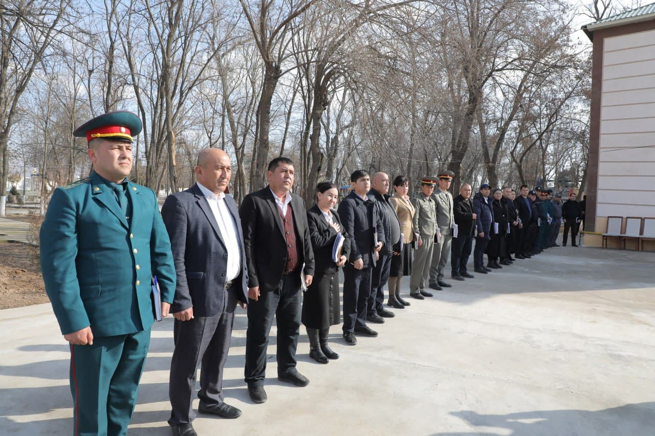 Ichki ishlar vaziri general-leytenant Poʻlat Bobojonov boshchiligidagi respublika ishchi guruhining Surxondaryo viloyatidagi oʻrganishlari davom etmoqda