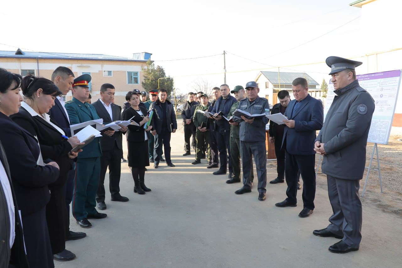 Ichki ishlar vaziri general-leytenant Poʻlat Bobojonov boshchiligidagi respublika ishchi guruhining Surxondaryo viloyatidagi oʻrganishlari davom etmoqda