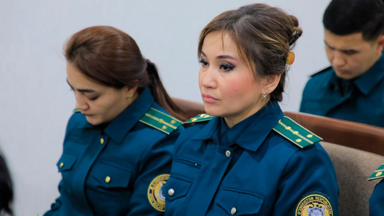 Colonel Rakhmat Mamatov, Head of the DIA of Samarkand region discussed the activities of inspectors on women's issues