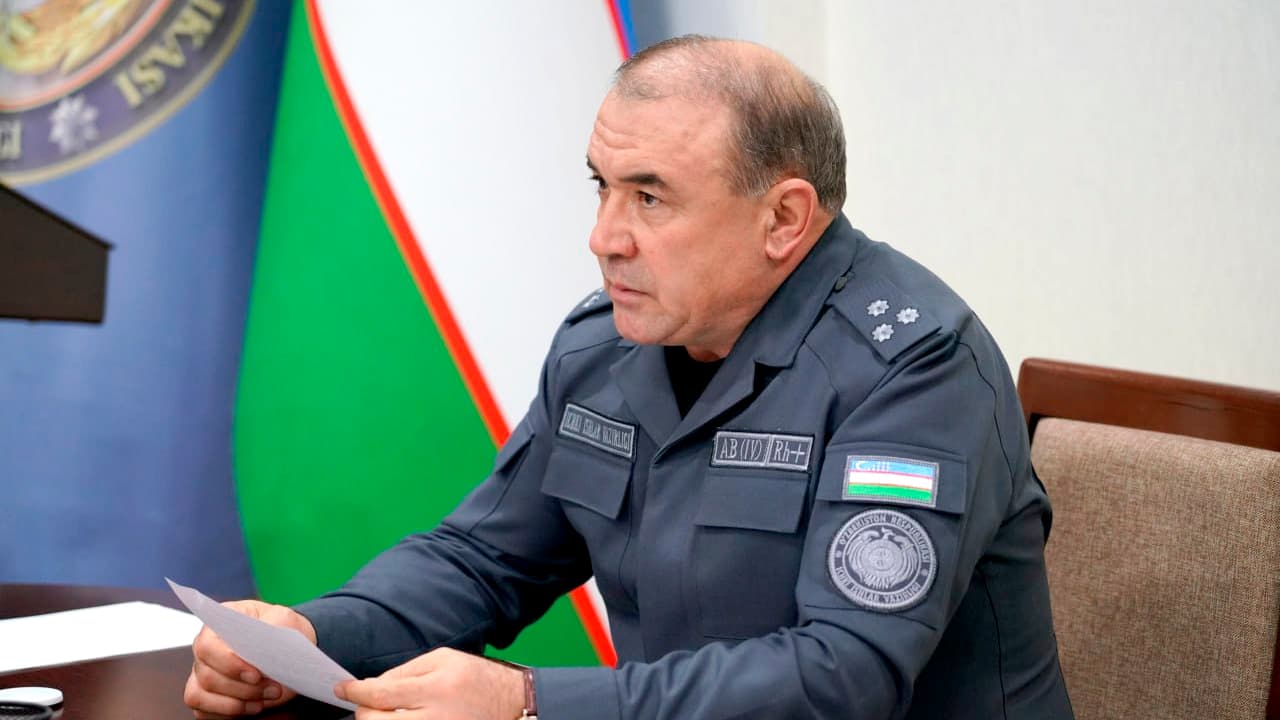 Colonel Rakhmat Mamatov, Head of the DIA of Samarkand region discussed the activities of inspectors on women's issues