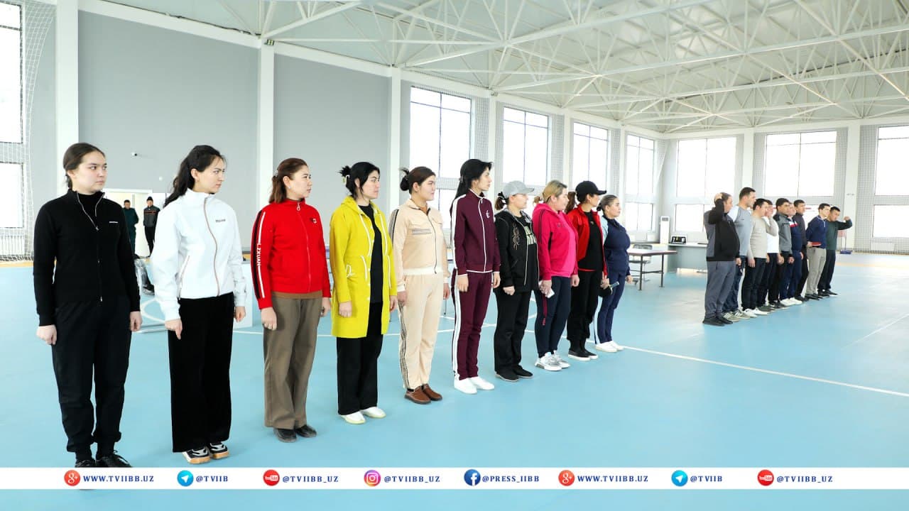 В Центре физической и боевой подготовки ГУВД Ташкентской области прошел чемпионат области по настольному теннису