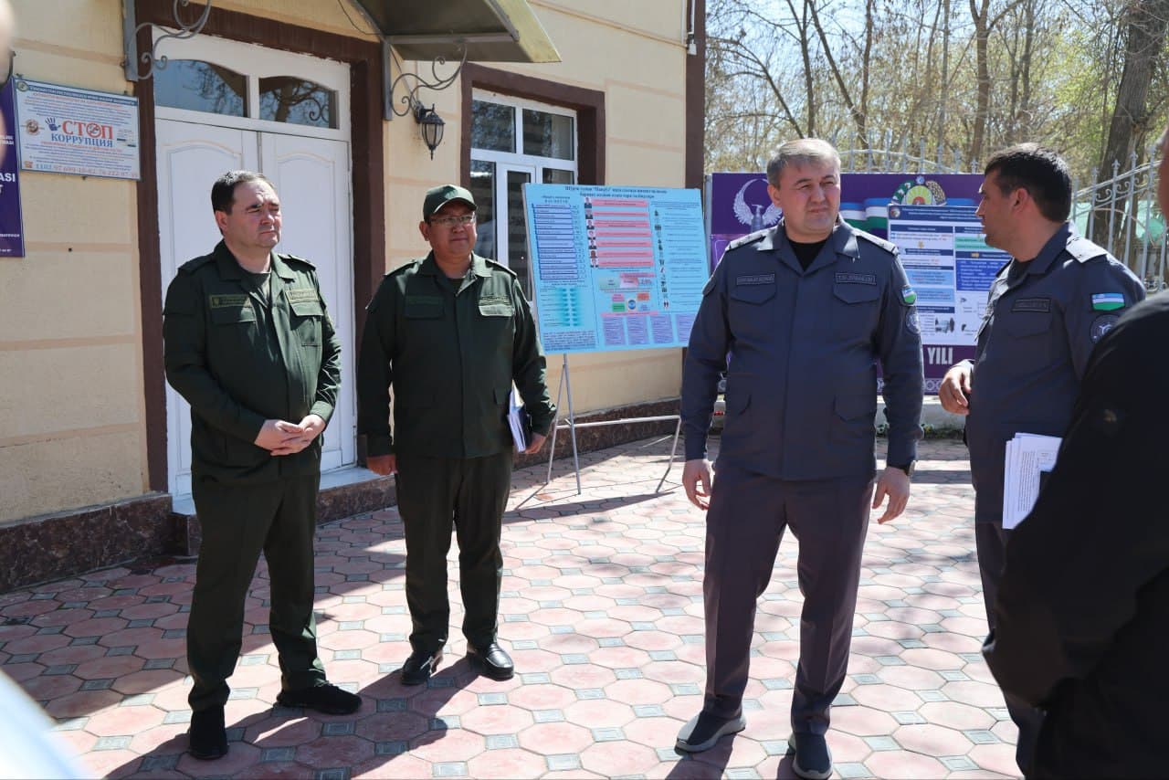 Представители прокуратуры и УВД Сурхандарьинской области продолжают изучение вопросов исполнения требований постановления Президента от 3 января 2025 года № ПП-1 в Шурчинском районе
