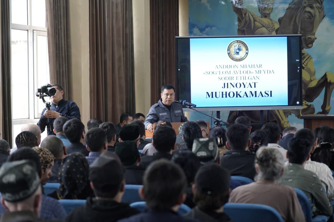 Ўзбекистон Республикаси Президентининг 2025 йил 3 январдаги ПҚ-1-сон Қарорида белгиланган вазифалардан келиб чиқиб, Андижон шаҳрида ичкилик оқибатида содир этилган жиноят сабаблари кенг жамоатчилик ўртасида муҳокама қилинди