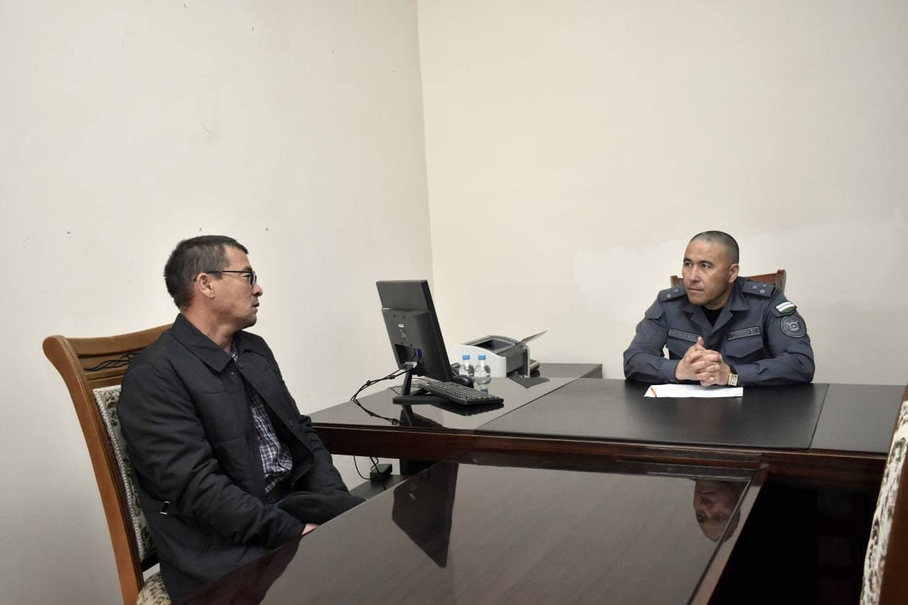 В МВД Республики Каракалпакстан состоялся личный прием министра внутренних дел