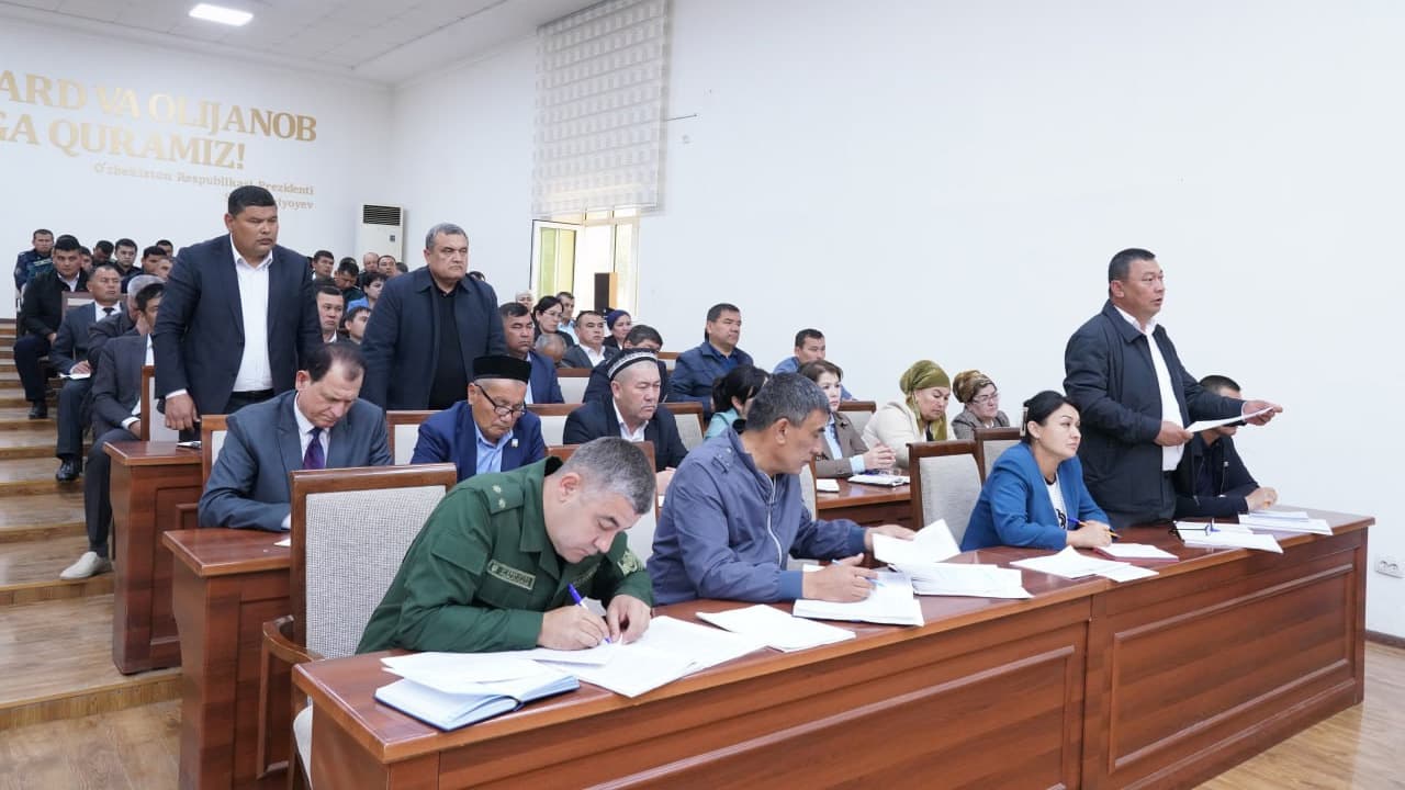 Сурхондарё вилояти масъуллари томонидан Президент қарори ижроси юзасидан ўрганишлар Қумқўрғон ва Жарқўрғон туманларида давом эттирилди