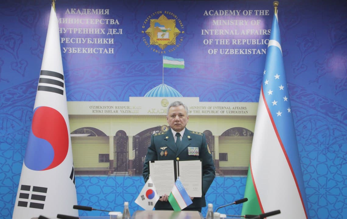 Korean National Police University and the Academy of the MIA have signed a Memorandum of Cooperation