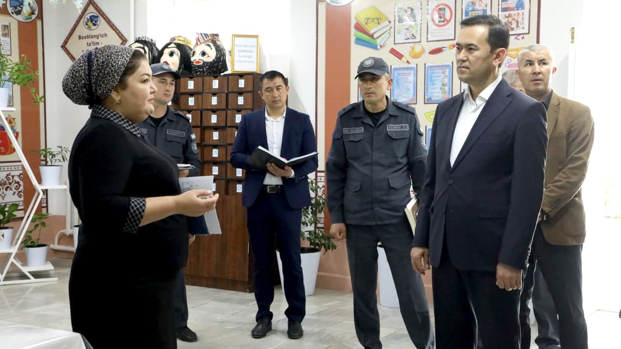 Navoiy viloyatida IIV masʼul xodimlari ishtirokida oʻquvchi-yoshlarni vatanparvarlik ruhida tarbiyalashga qaratilgan oʻrganishlar amalga oshirildi