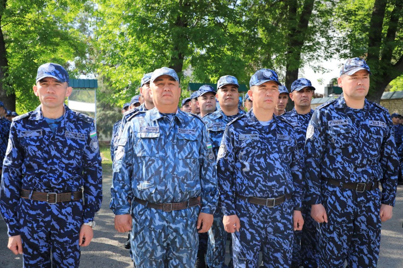 Командующий Караульными войсками МВД полковник Хасан Батиров посетил воинскую часть №7534, расположенную в Ташкенте