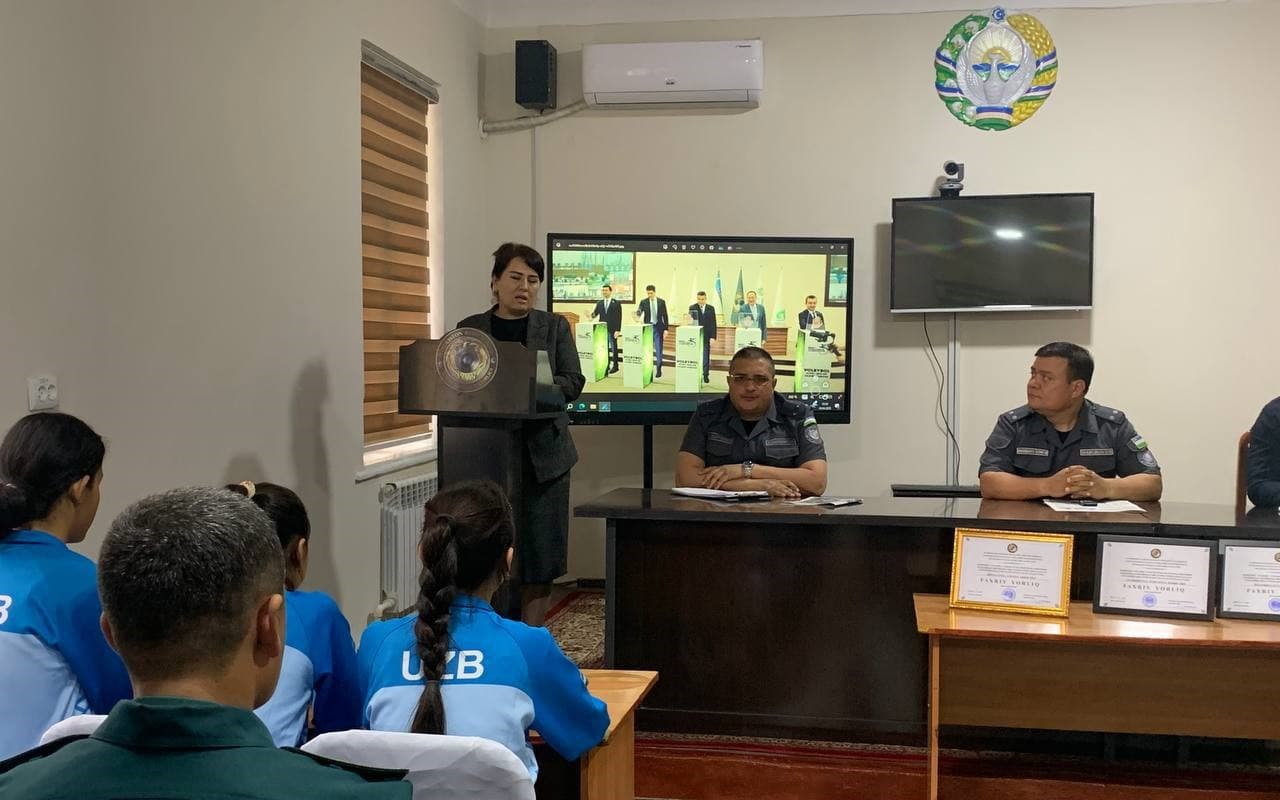 В УВД Музрабадского района Сурхандарьинской области проведено собрание федерации волейбола