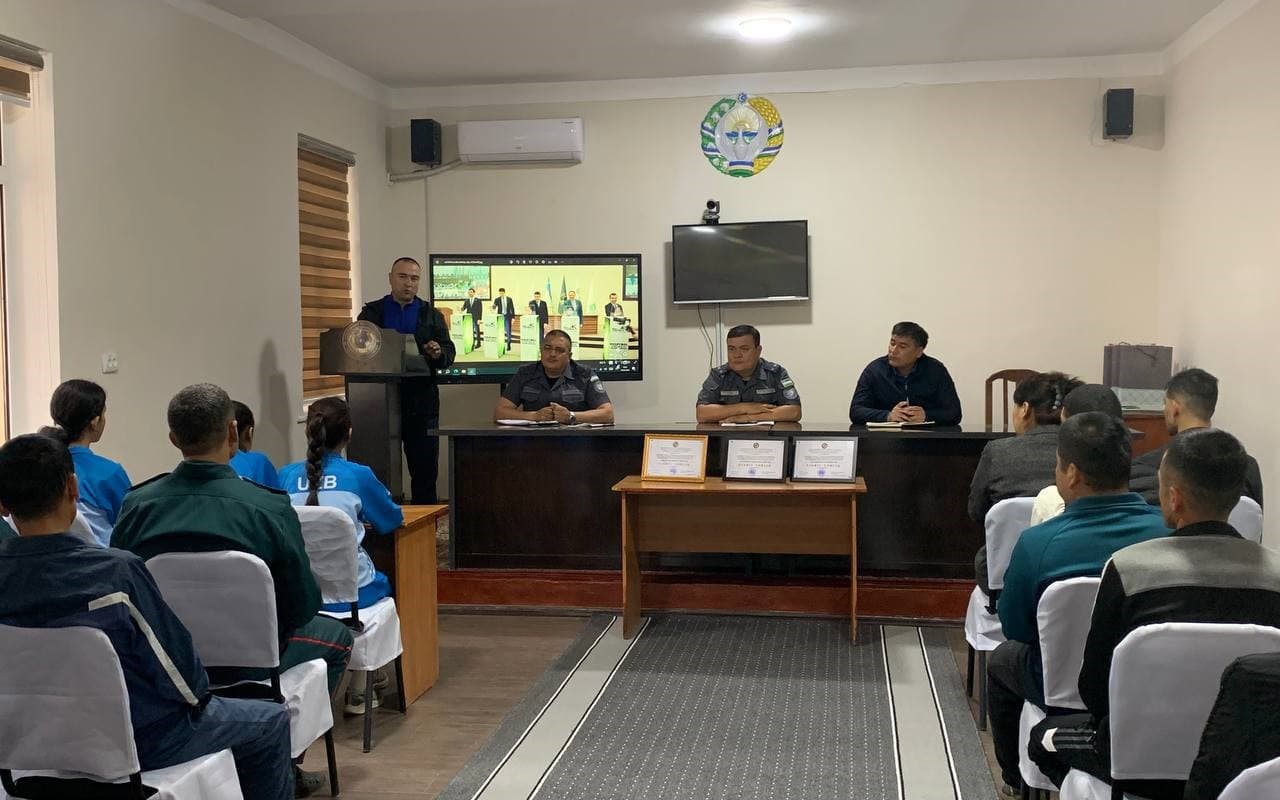 В УВД Музрабадского района Сурхандарьинской области проведено собрание федерации волейбола