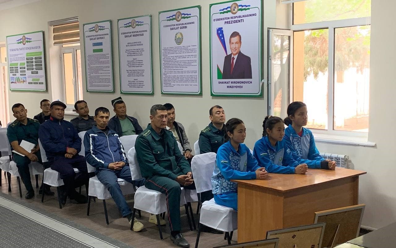 В УВД Музрабадского района Сурхандарьинской области проведено собрание федерации волейбола