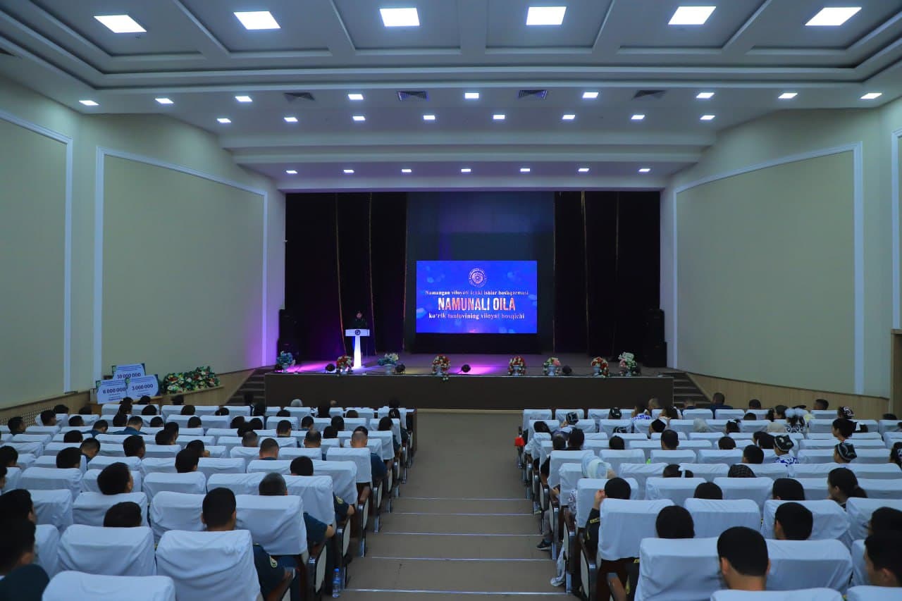 “Namunali oila” koʻrik tanlovining Namangan viloyati bosqichi boʻlib oʻtdi