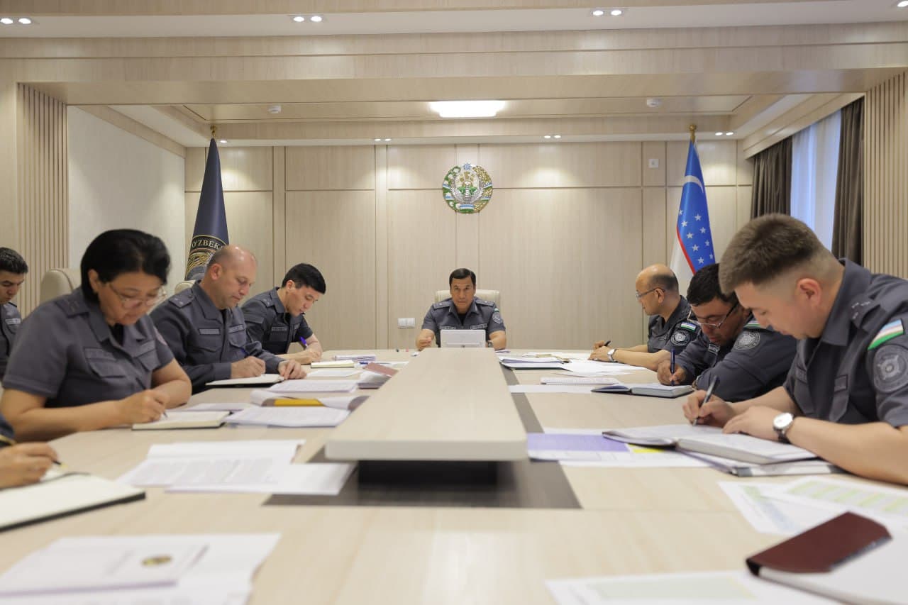 IIV Jamoat xavfsizligi departamentida videoselektor yigʻilishi boʻlib oʻtdi