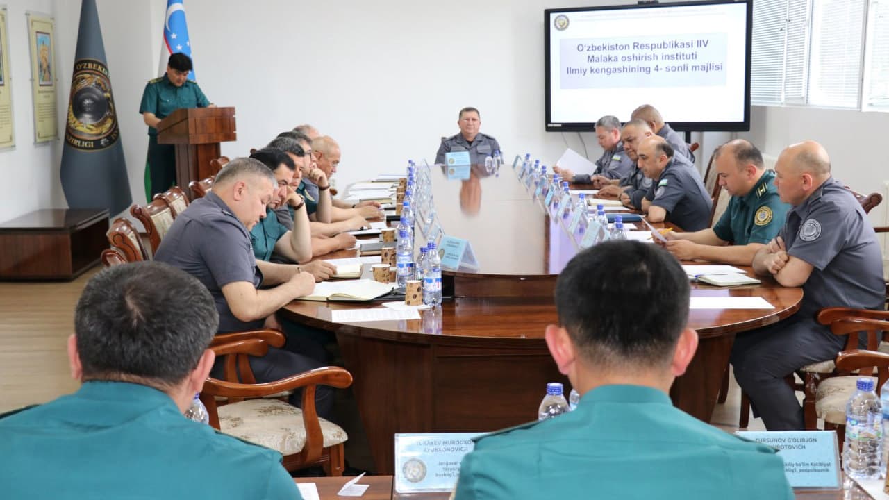 IIV Malaka oshirish institutida Ilmiy kengash yigʻilishi: oʻquv-uslubiy majmualar muhokama qilindi