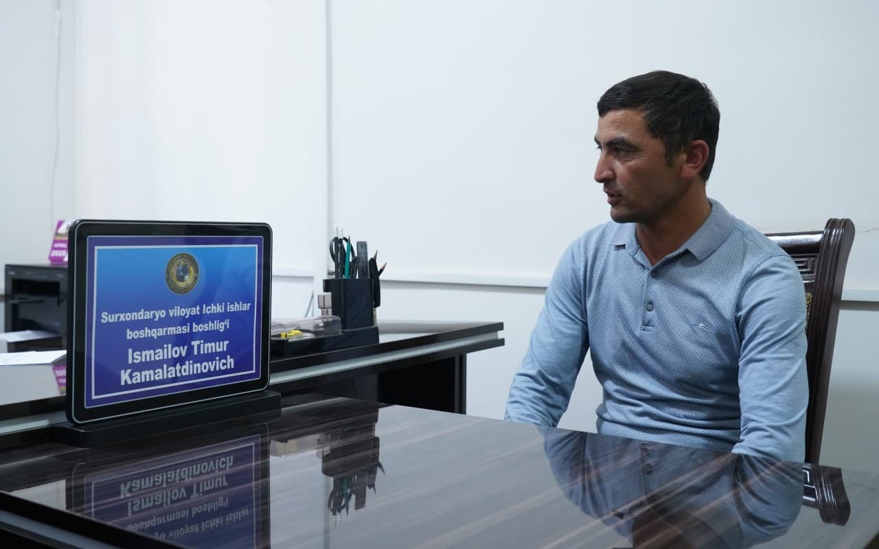 Surxondaryo viloyati ichki ishlar boshqarmasi tomonidan navbatdagi “Ommaviy sayyor qabul”i Jarqoʻrgʻon tumanida tashkil etildi