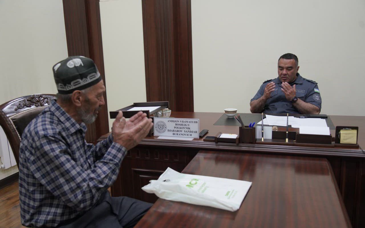 Andijon viloyati IIB rahbariyatining fuqarolar uchun navbatdagi shaxsiy qabuli boʻlib oʻtdi