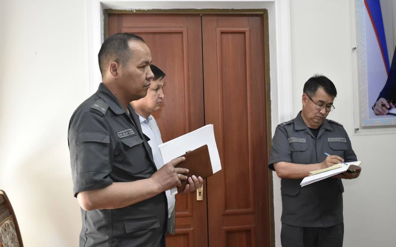 Qoraqalpogʻiston Respublikasi Ichki ishlar vazirligi rahbariyatining navbatdagi shaxsiy qabuli oʻtkazildi