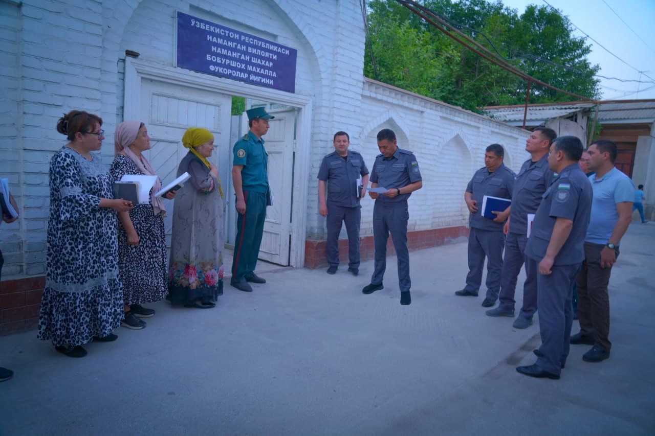 В Намангане изучаются махалли "красной" категории