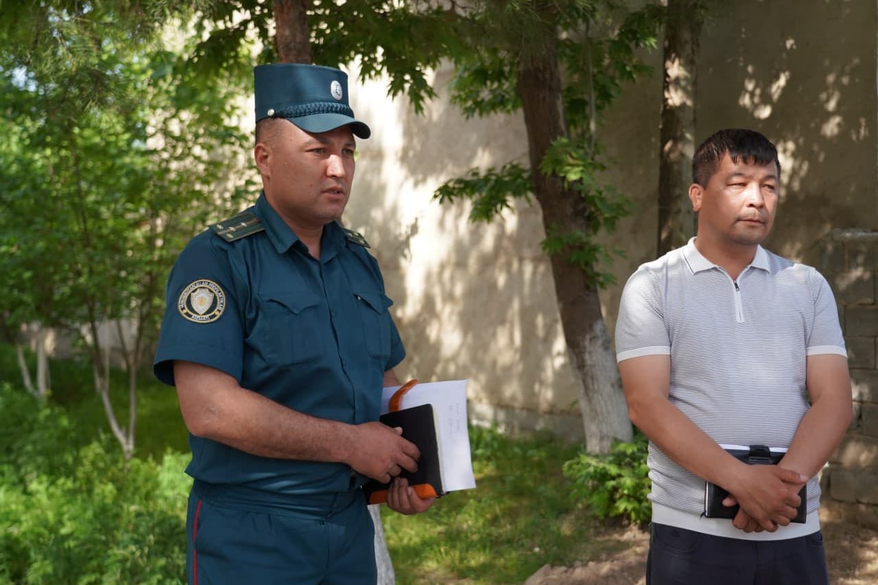 Изучена работа по созданию безопасной среды в махаллях в Самаркандской области