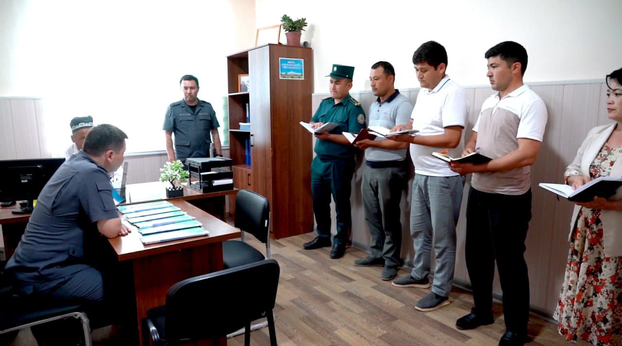 Sirdaryo viloyati mahallalarida xavfsiz muhitni yaratish boʻyicha amalga oshirilayotgan ishlar oʻrganildi