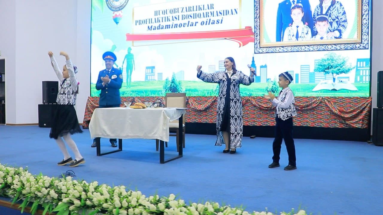 Andijon viloyati ichki ishlar boshqarmasi hamda uning quyi tizimlari xodimlari oʻrtasida “Namunali oila” koʻrik-tanlovining viloyat bosqichi oʻtkazildi