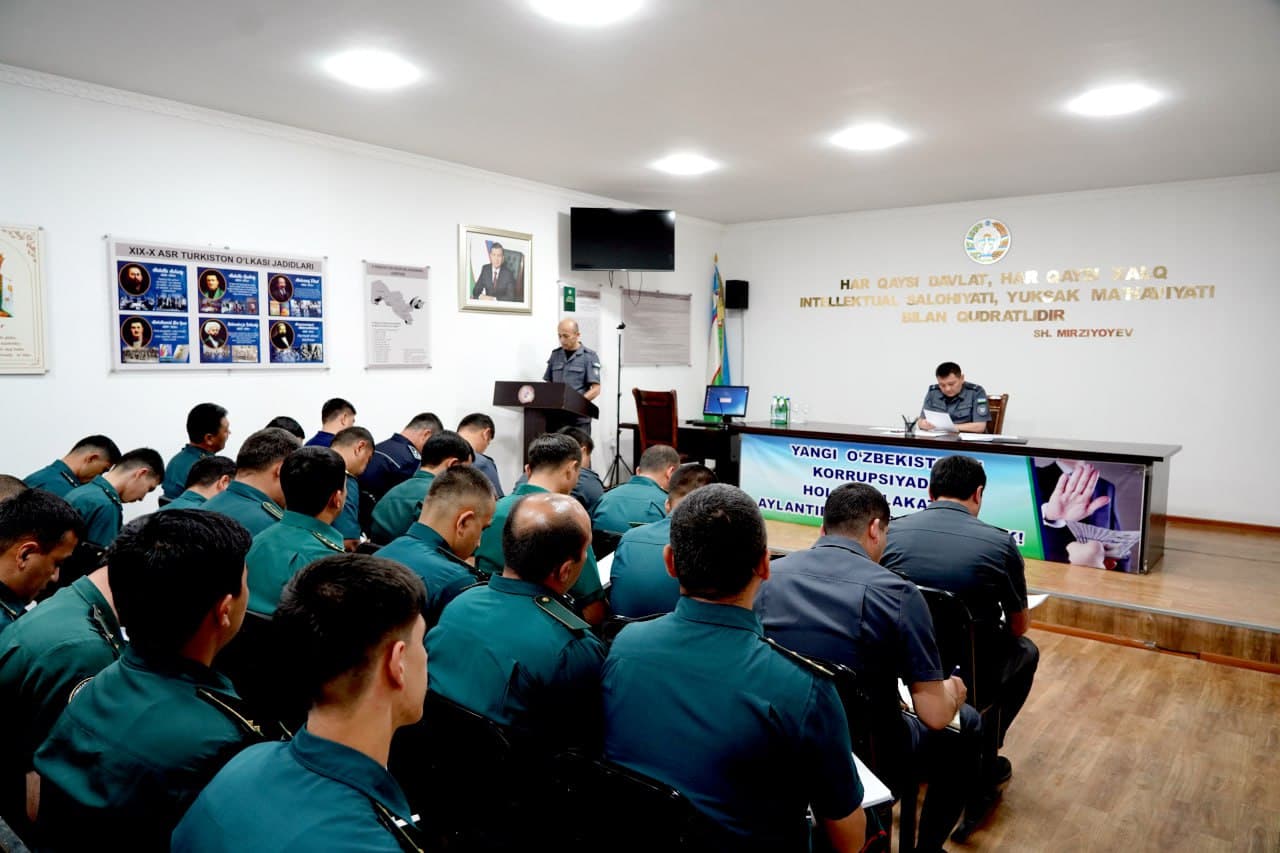 Sirdaryo viloyati mahallalarida xavfsiz muhitni yaratish boʻyicha amalga oshirilayotgan ishlar oʻrganildi