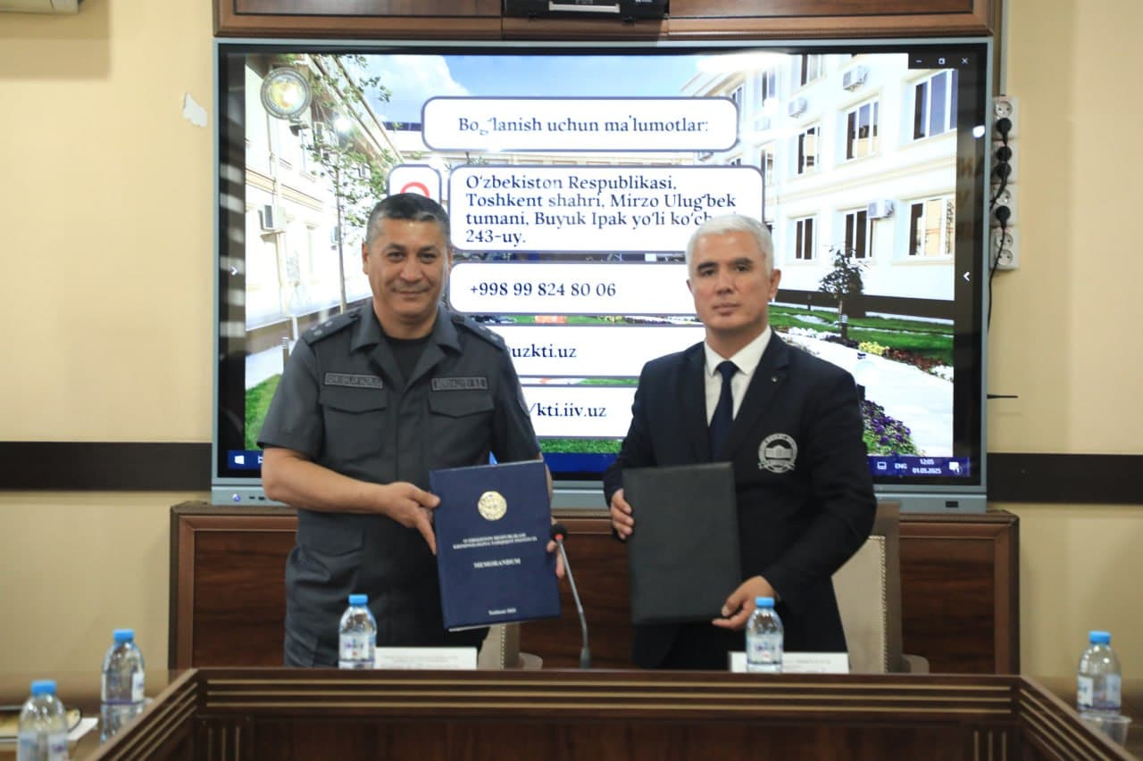 Oʻzbekiston Respublikasi Kriminologiya tadqiqot instituti va Andijon davlat universiteti oʻrtasida hamkorlik memorandumi imzolandi