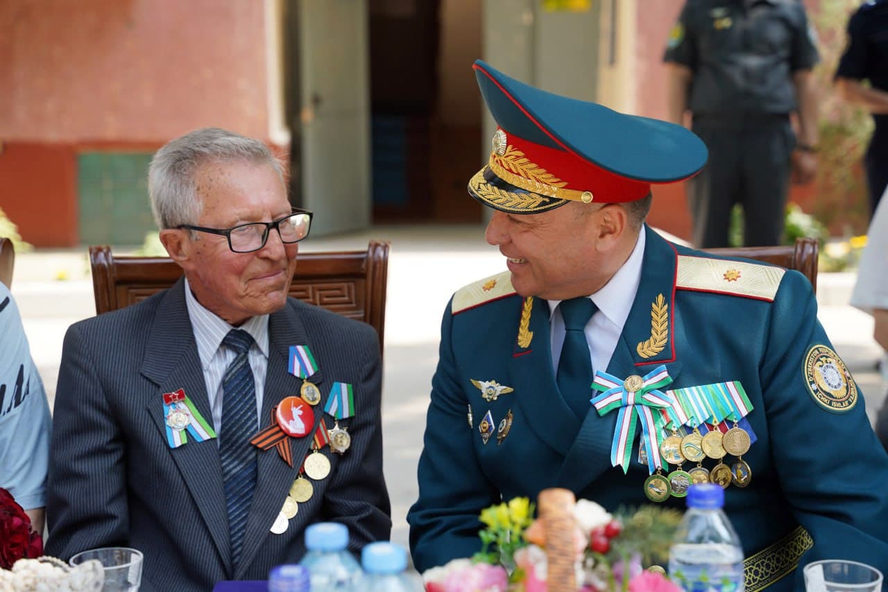 Ichki ishlar vazirligi rahbariyati tomonidan poytaxtimizda istiqomat qilib kelayotgan Ikkinchi jahon urushi qatnashchilari, front va front orti faxriylariga Prezidentimizning bayram tabriklari yetkazildi