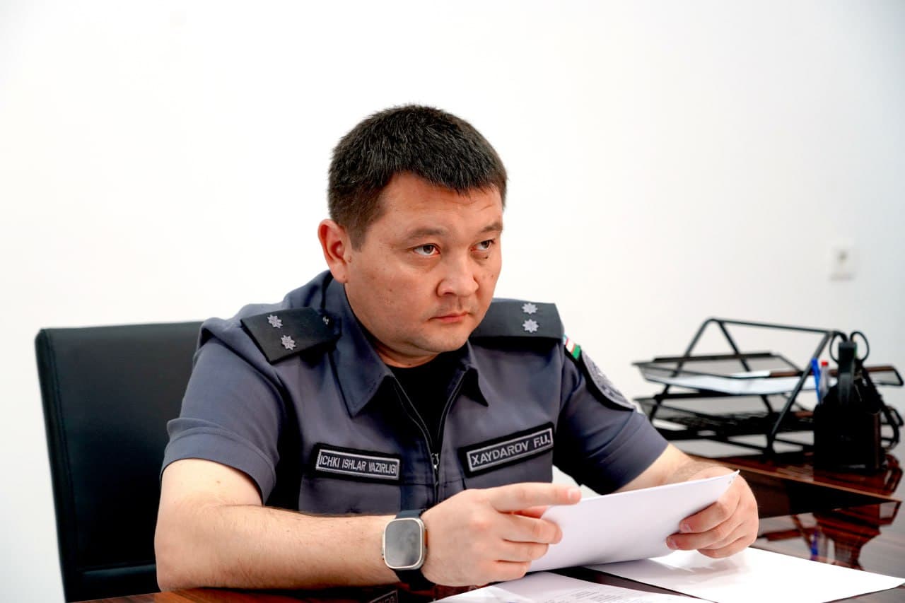 Sirdaryo viloyati IIBdagi qabul davomida muammolarga yechim topildi