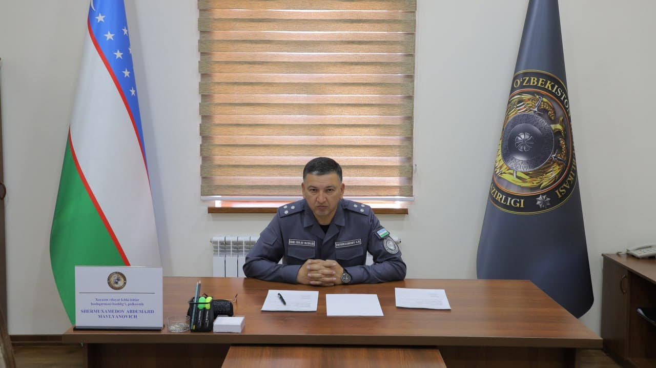 Хоразм вилояти ИИБ бошлиғи томонидан шахсий қабул ўтказилди