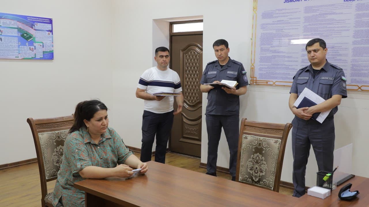 Хоразм вилояти ИИБ бошлиғи томонидан шахсий қабул ўтказилди