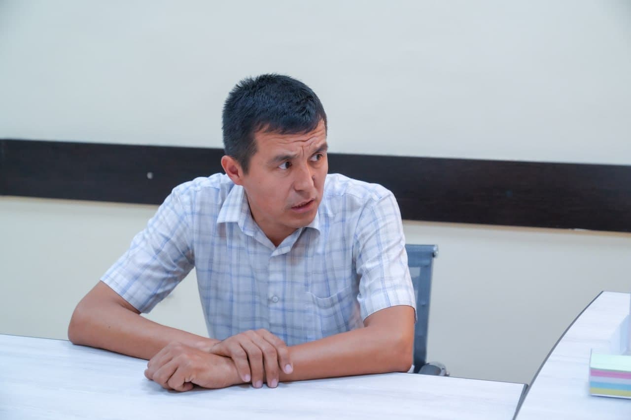 Начальник УВД Кашкадарьинской области полковник Абдувохид Исмоилов провел прием граждан по их обращениям в приемной физических и юридических лиц управления