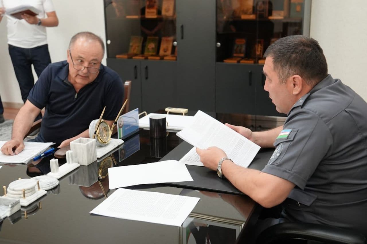 Navoiy viloyati IIB boshligʻining shaxsiy qabuli boʻlib oʻtdi