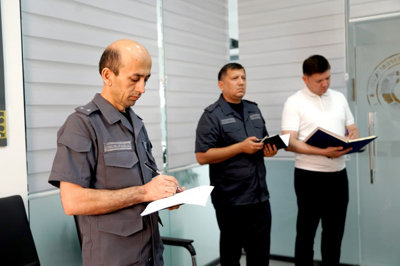 Sirdaryo viloyati IIB boshligʻining shaxsiy qabuli oʻtkazildi