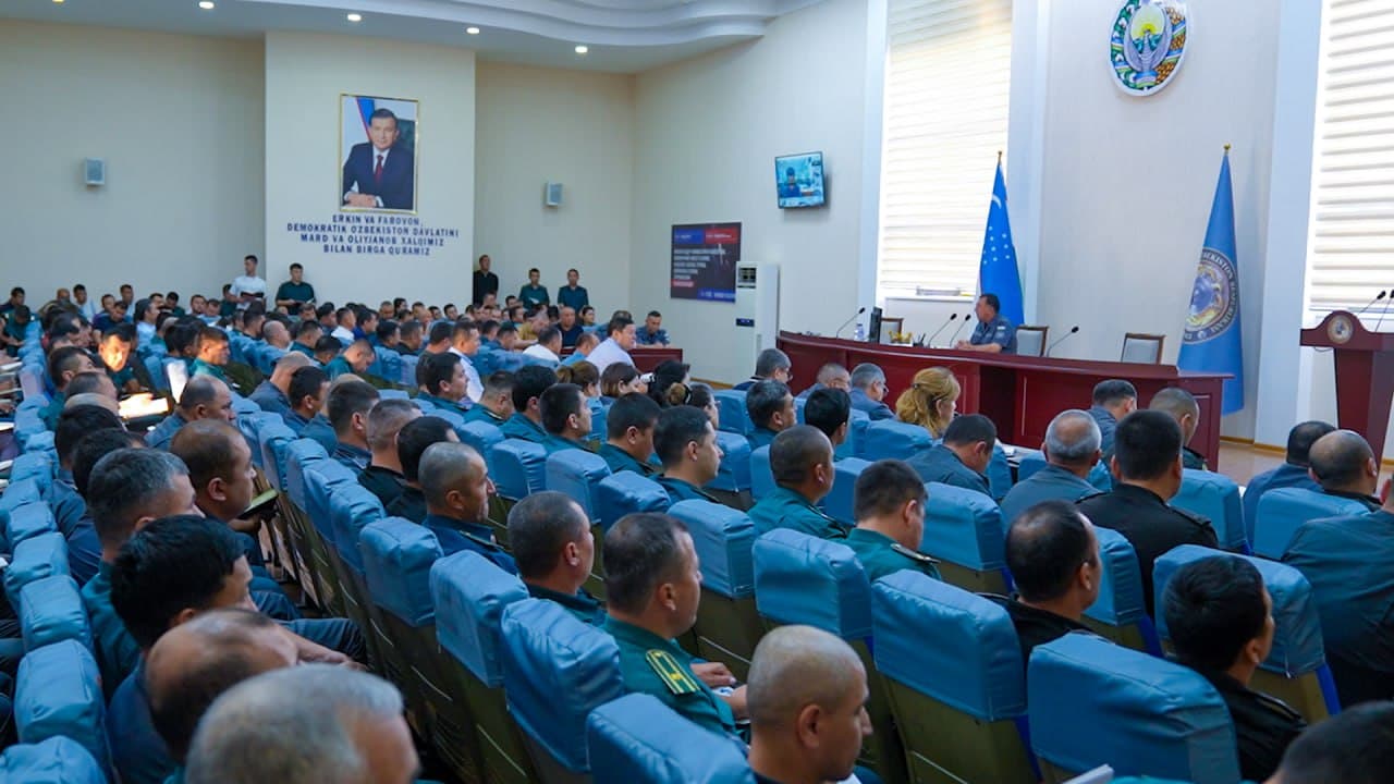 Qashqadaryo viloyati IIBda jinoyatchilikka qarshi kurash choralari muhokama qilindi