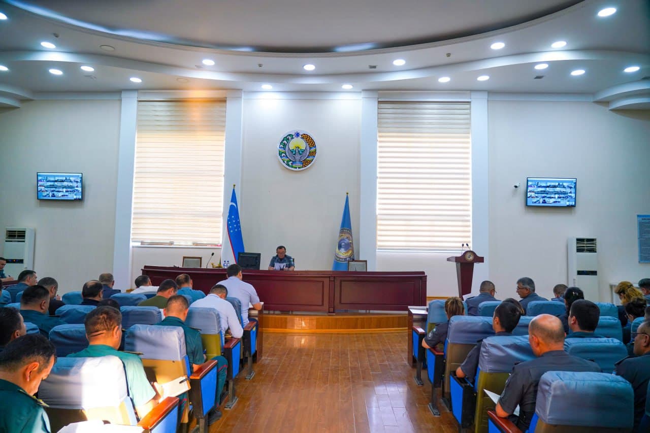 Qashqadaryo viloyati IIBda jinoyatchilikka qarshi kurash choralari muhokama qilindi