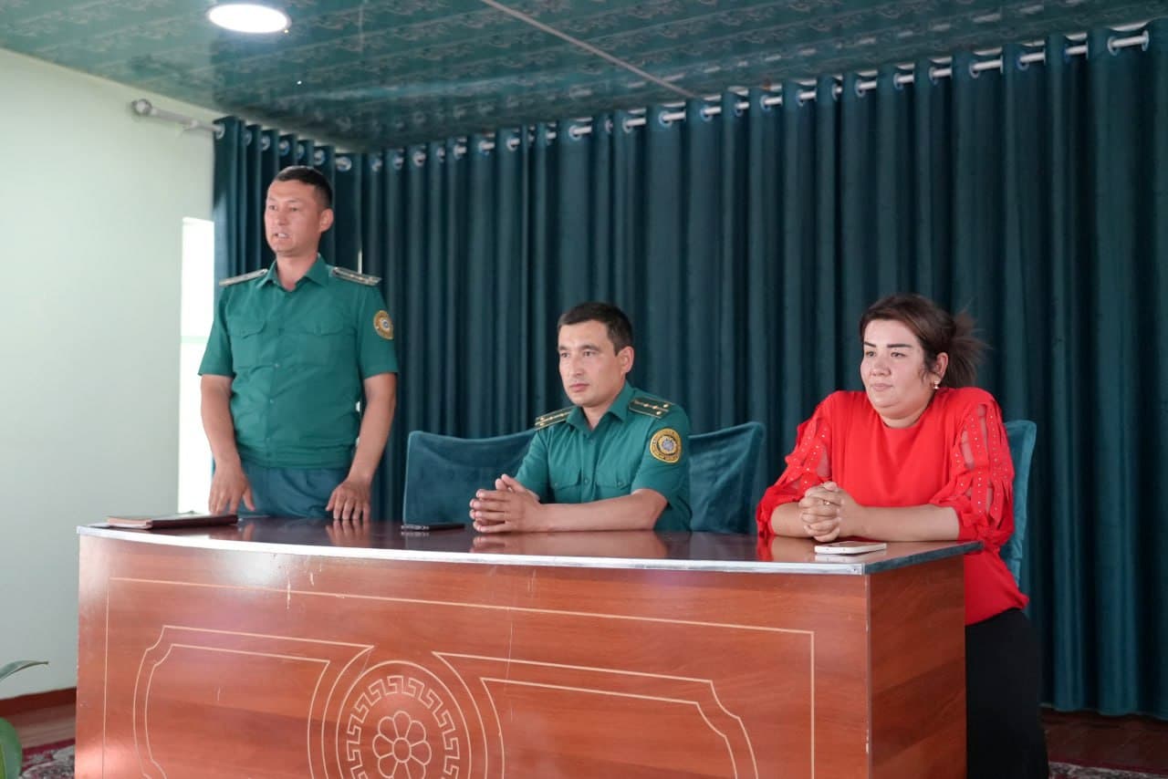 The preventative awareness initiatives are being undertaken for school graduates and their parents in Bulakbashi district, Andijan region