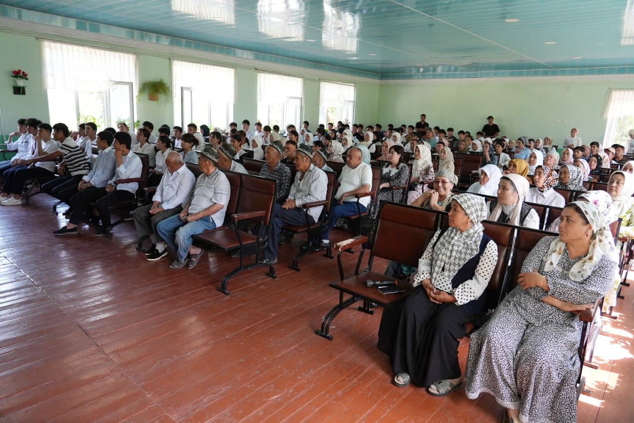 The preventative awareness initiatives are being undertaken for school graduates and their parents in Bulakbashi district, Andijan region
