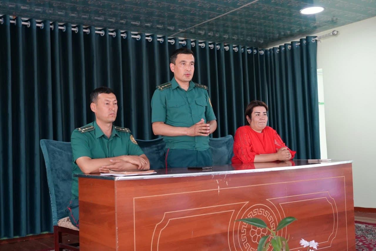 The preventative awareness initiatives are being undertaken for school graduates and their parents in Bulakbashi district, Andijan region
