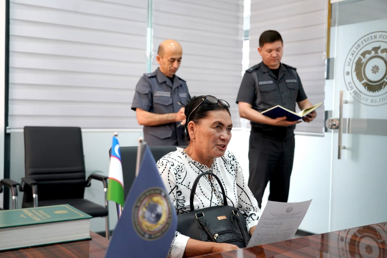 Sirdaryo viloyati Ichki ishlar boshqarmasida fuqarolar murojaatiga bagʻishlangan qabul boʻlib oʻtdi