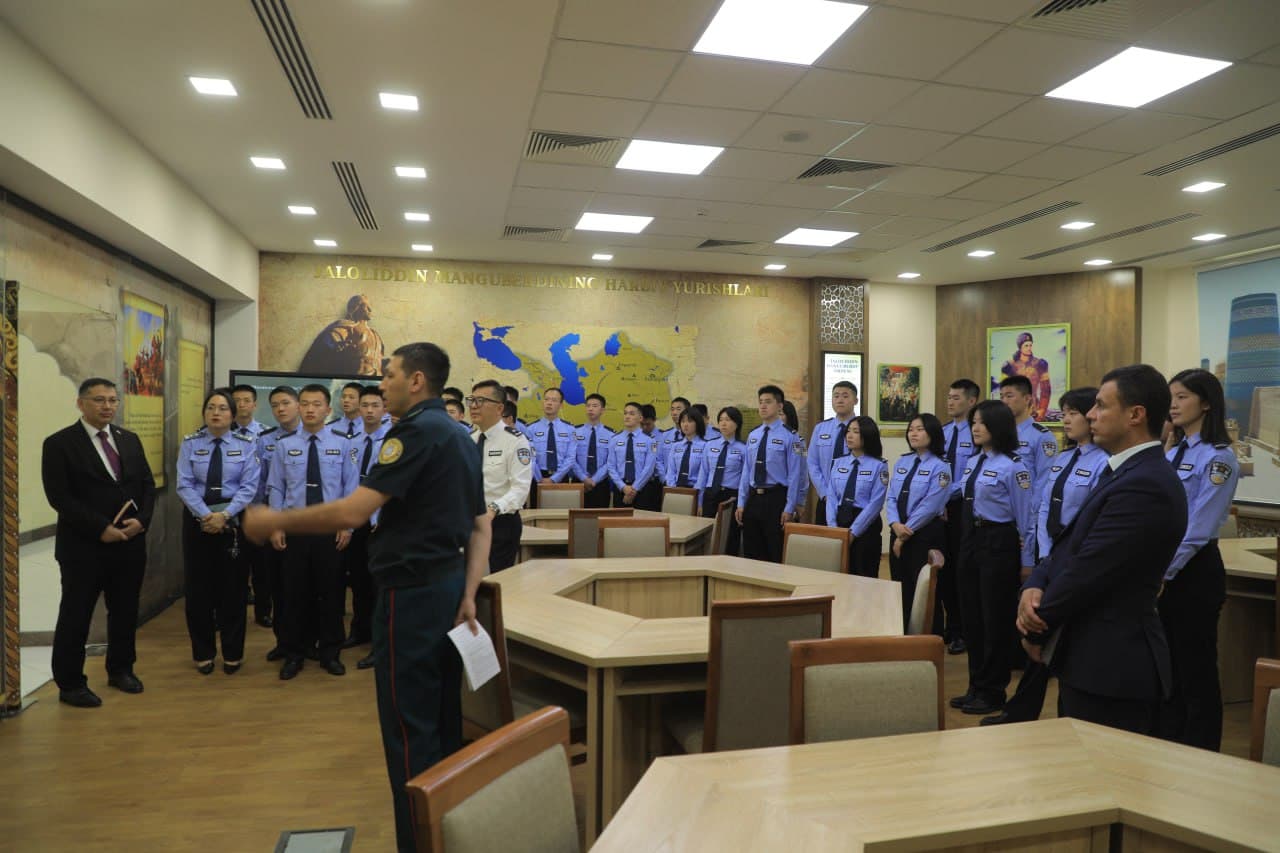 Студенты Университета общественной безопасности Китайской Народной Республики прибыли в нашу страну для обучения и обмена опытом