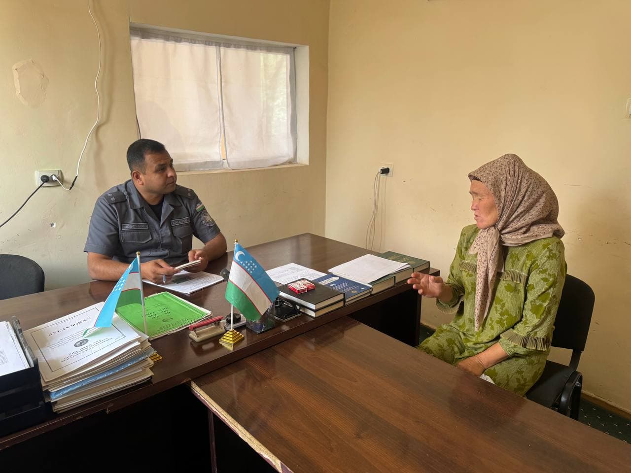 В целях изучения обращений населения, проживающего в отдаленных и приграничных районах Сурхандарьи, проведен выездной прием