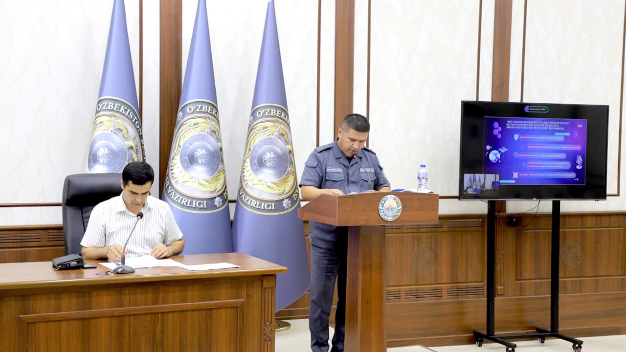 В Хорезмской области начались краткосрочные учебные занятия для руководителей территориальных органов внутренних дел