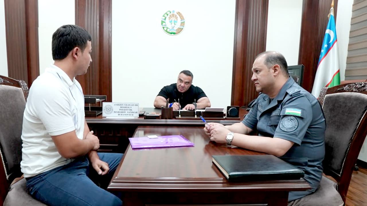 Andijon viloyati IIB rahbariyatining fuqarolar uchun navbatdagi shaxsiy qabuli oʻtkazildi