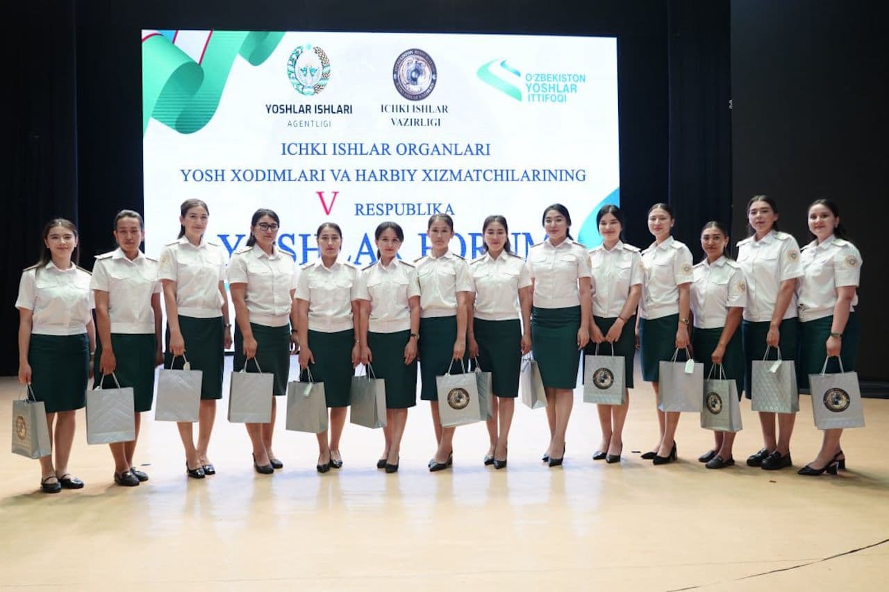 Навоий вилоятида ўтказилган “Ички ишлар органлари ёш ходимлари ва ҳарбий хизматчиларининг V республика ёшлар форуми“ ғолиб ва совриндорларини тантанали тақдирлаш маросими бўлиб ўтди