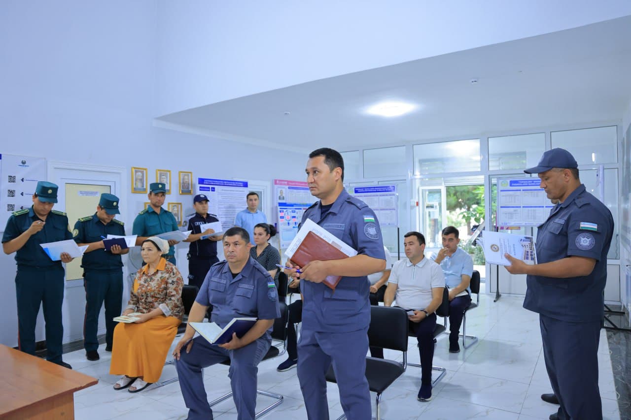 Namangan viloyati Ichki ishlar boshqarmasi rahbariyati tomonidan mahallalarda oʻrganish ishlari davom etmoqda